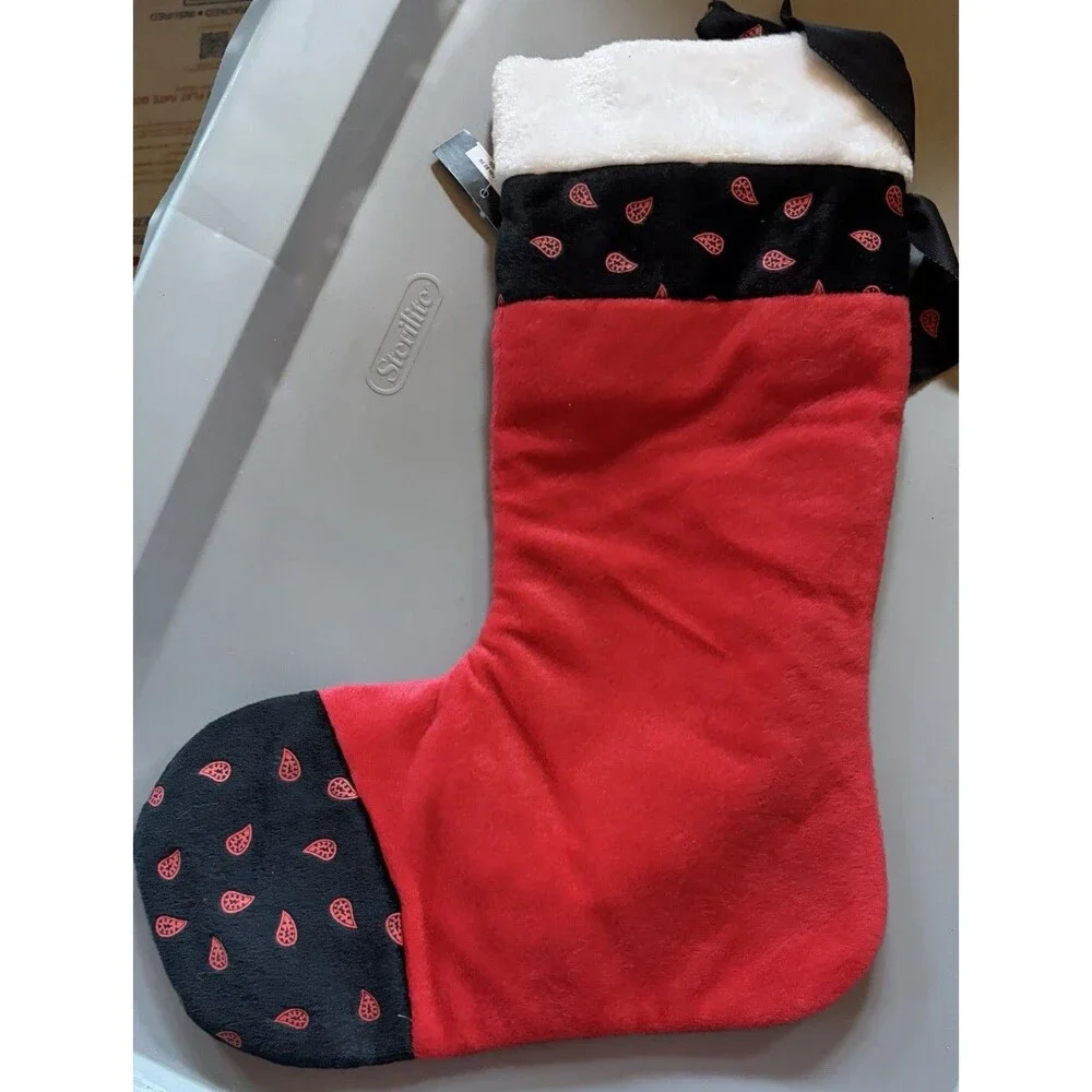 Bret Michaels Pets Rock Dog Christmas stocking NWT B5